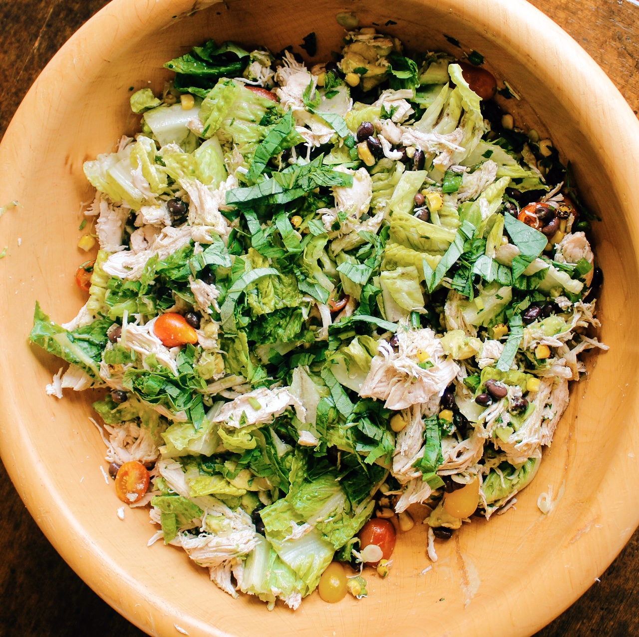 Healthy Mexican Chicken Salad {So Easy!}