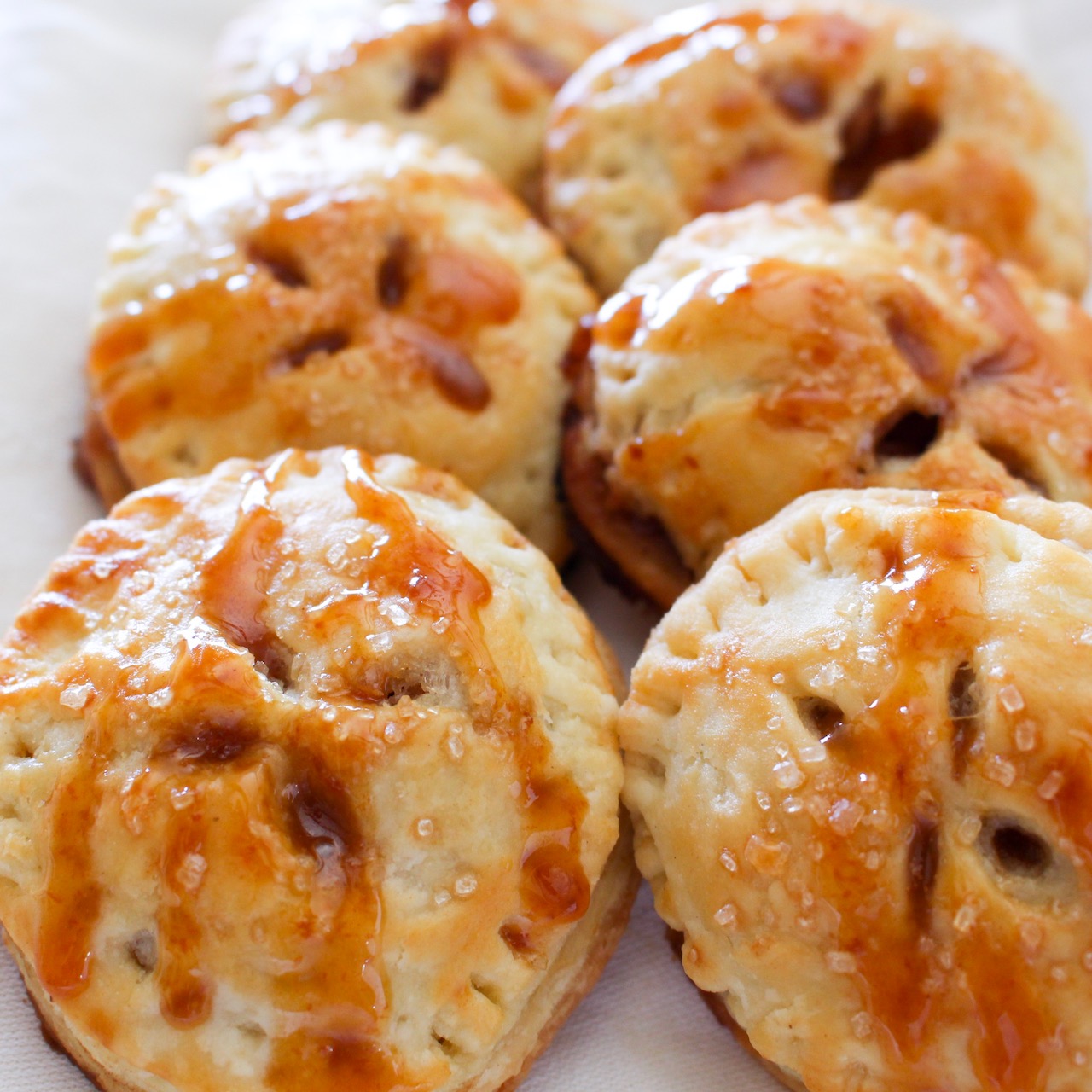 Apple Hand Pies with Caramel Drizzle