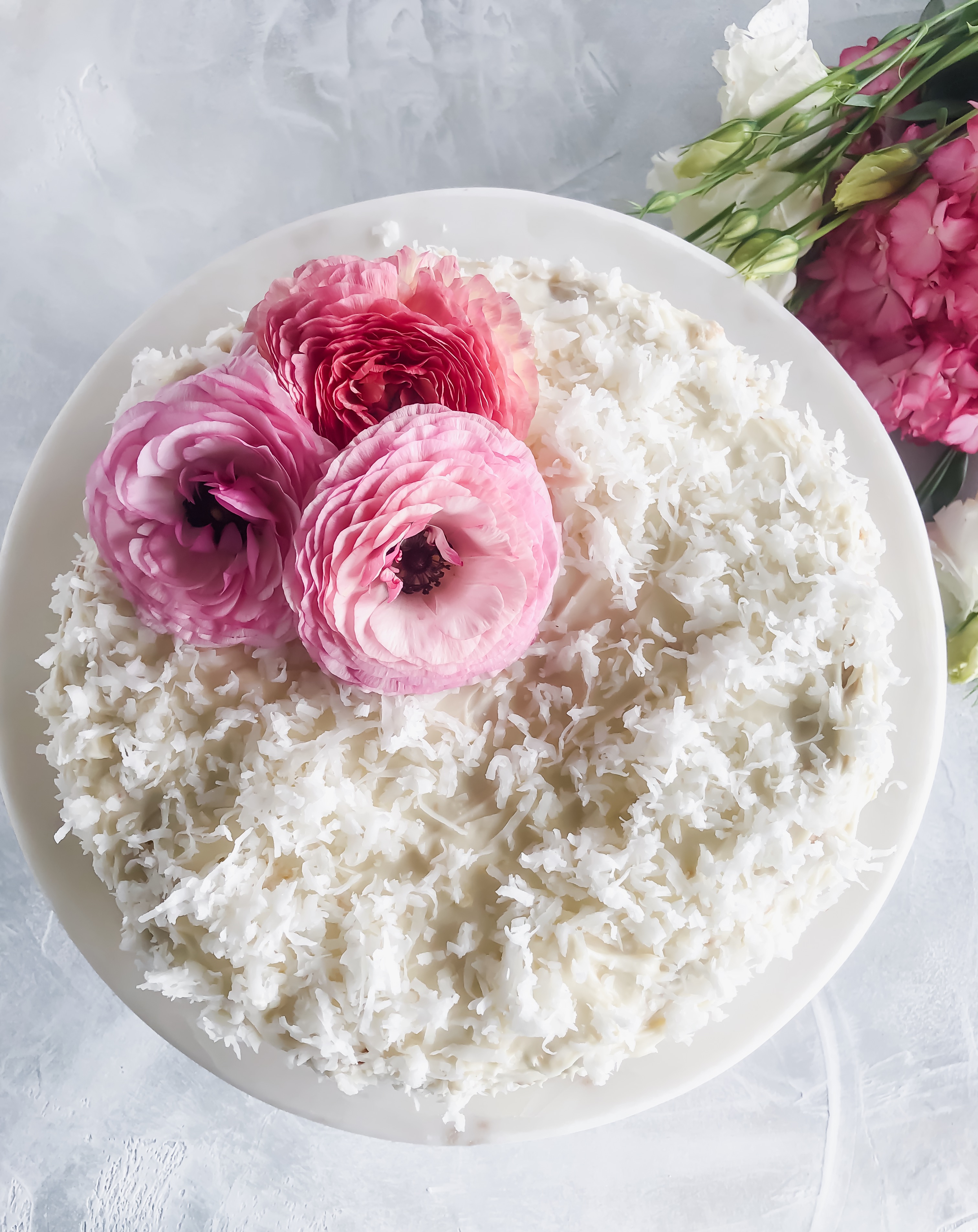 Coconut Cake with Cream Cheese Frosting