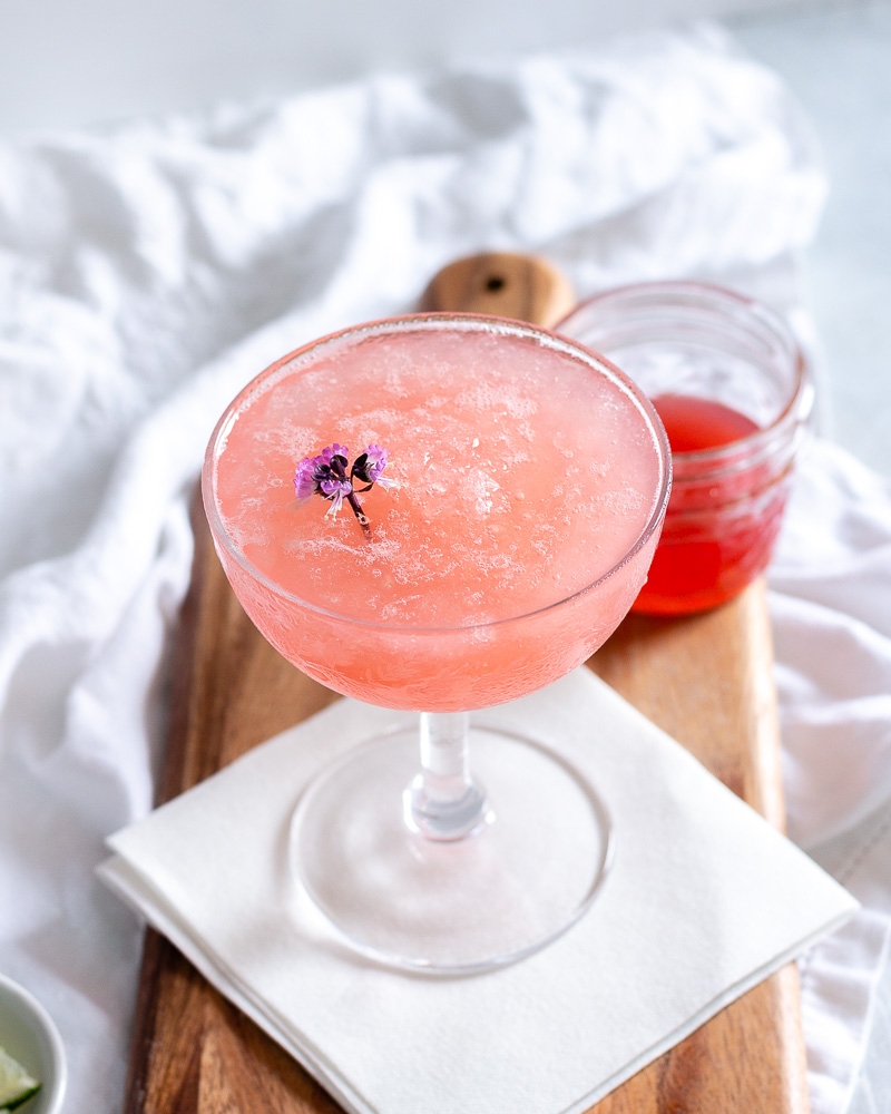 Rhubarb Gin and Tonic Slushies