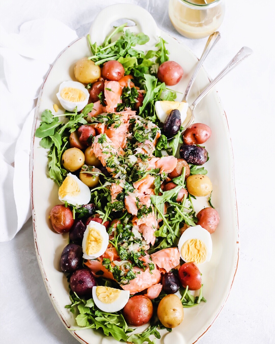 Easy Slow-Roasted Salmon Salad Niçoise