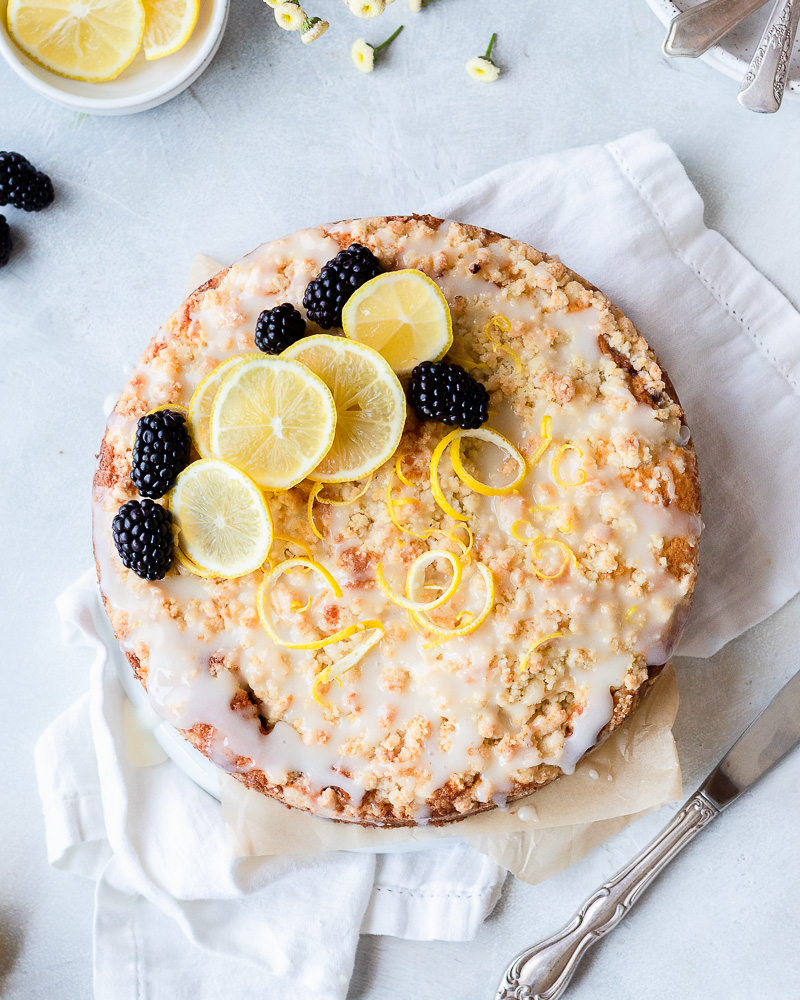 Lemon Blackberry Coffee Cake