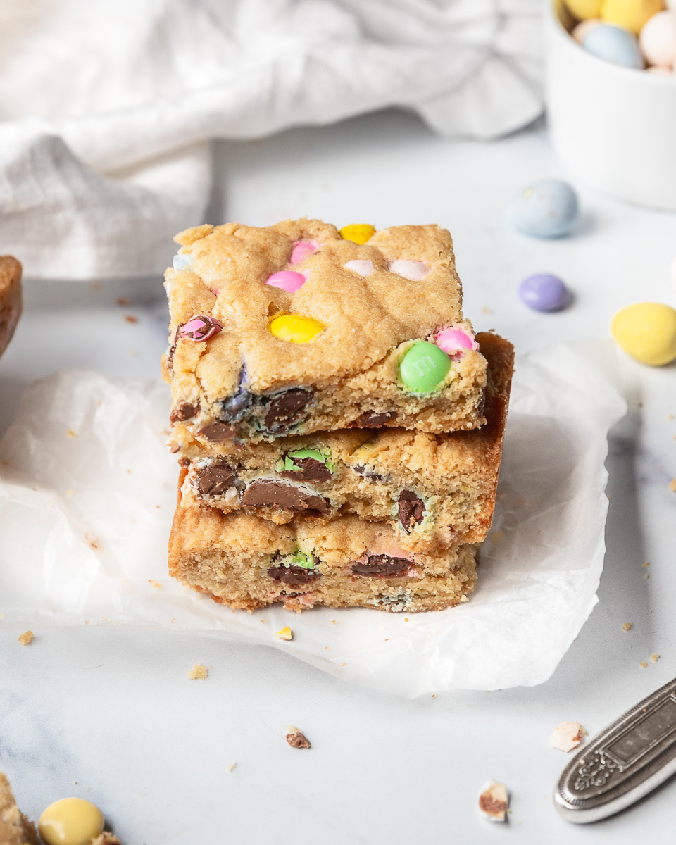 Festive Easter Candy Cookie Bars