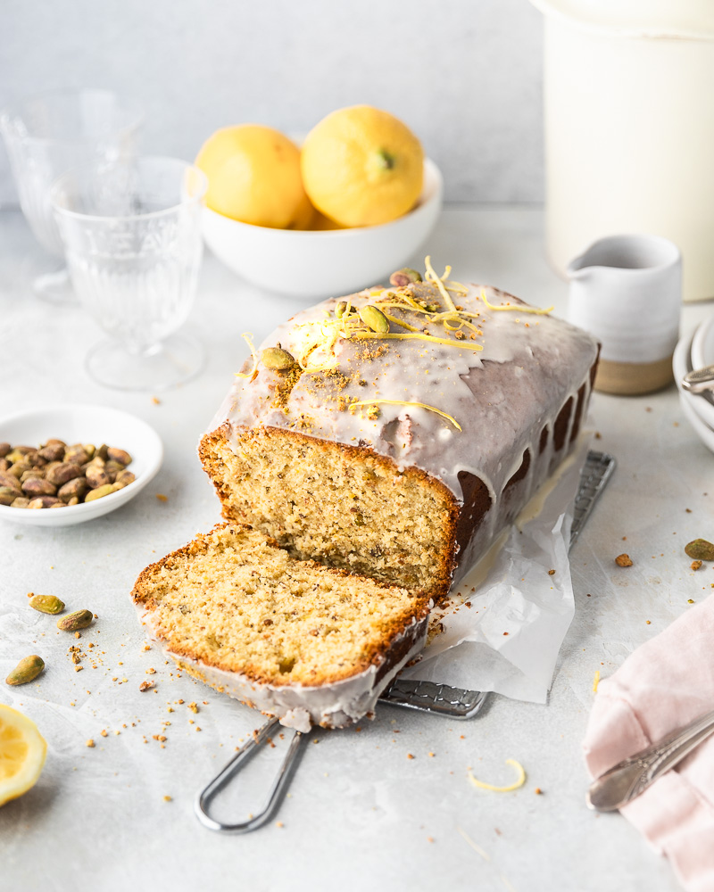 Homemade Lemon Pistachio Cake {Easy & Delicious!}