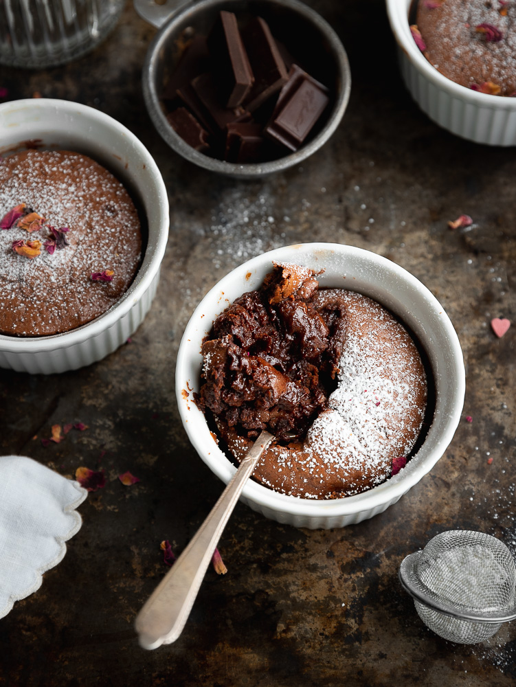 5-Ingredient Warm Chocolate Pudding Cakes