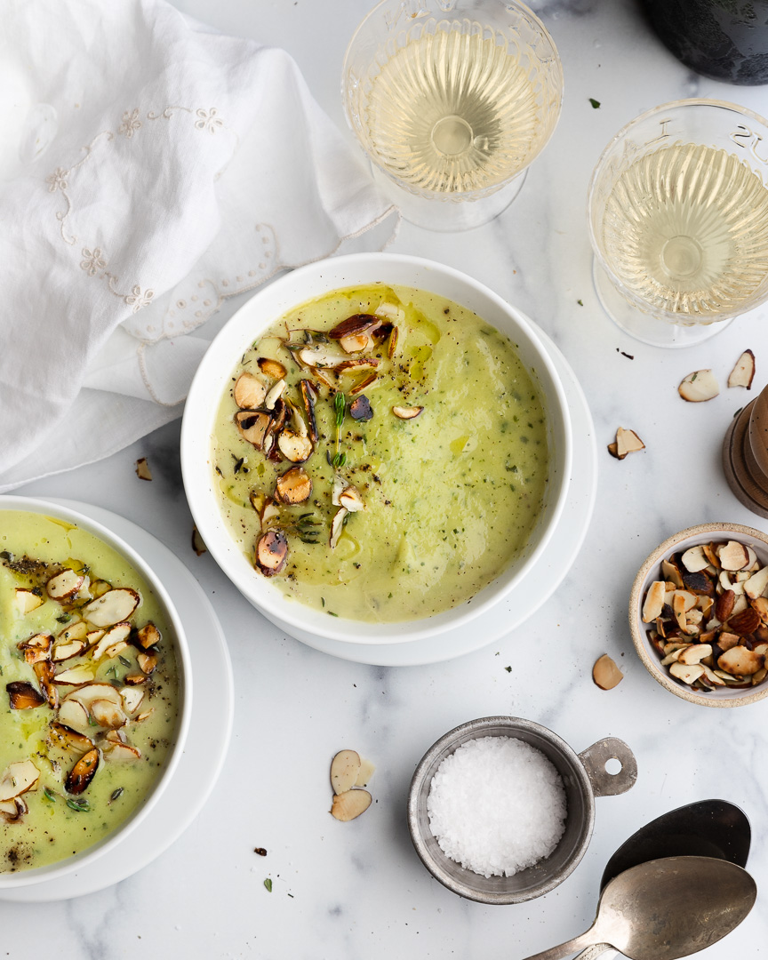 Yummiest Vegan Zucchini Soup {So Easy!}